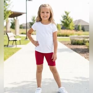 Carter's Vibrant Red Kids Biker Shorts